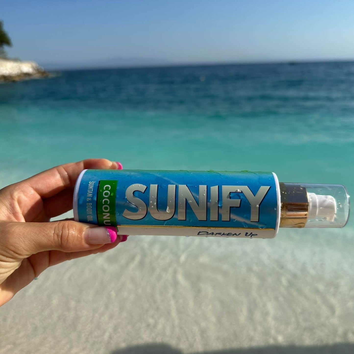 SUNIFY COCONUT натурално масло за тен за тяло и лице 200ml