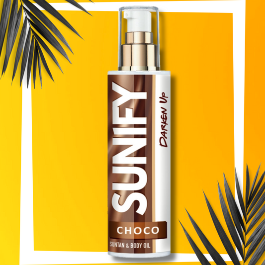 SUNIFY CHOCO натурално масло за тен за тяло и лице 200ml