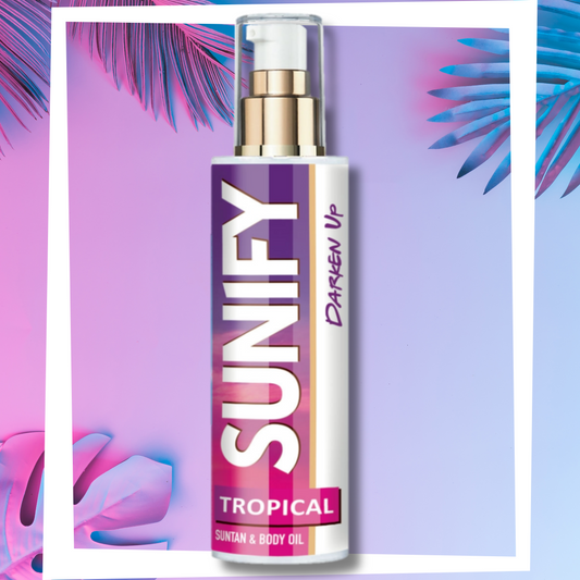SUNIFY TROPICAL натурално масло за тен за тяло и лице 200ml