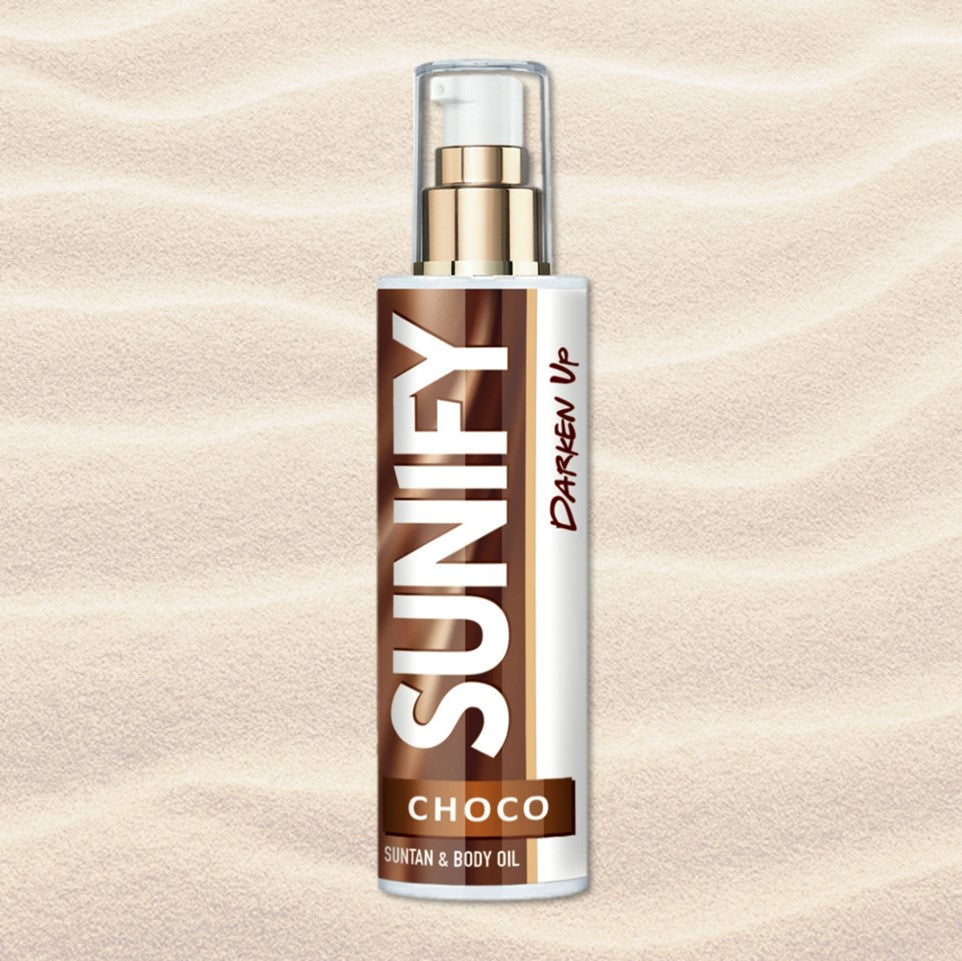 SUNIFY CHOCO натурално масло за тен за тяло и лице 200ml