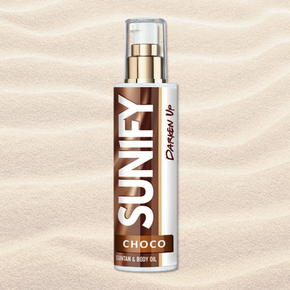 SUNIFY CHOCO натурално масло за тен за тяло и лице 200ml