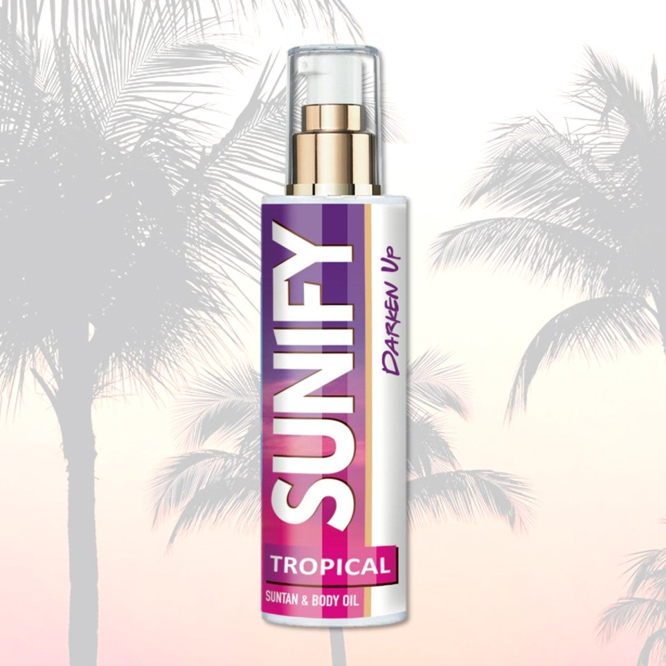 SUNIFY TROPICAL натурално масло за тен за тяло и лице 200ml