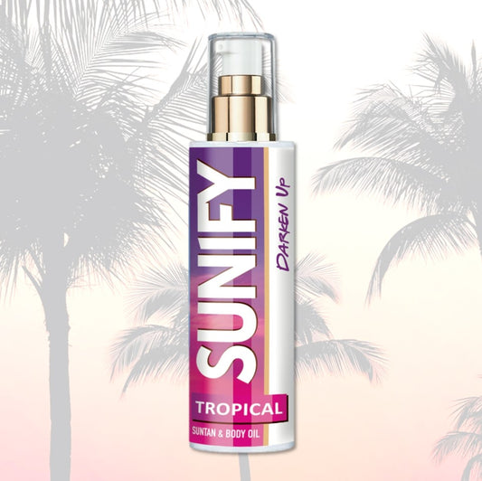 SUNIFY TROPICAL натурално масло за тен за тяло и лице 200ml